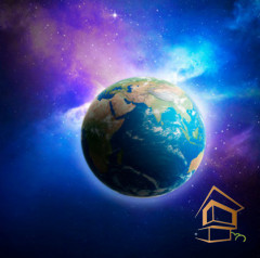 Натяжной потолок с фотопечатью Космос 121