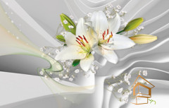 Натяжной потолок с фотопечатью Абстракция 097