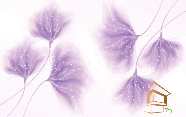 Натяжной потолок с фотопечатью Цветы 328 -  -