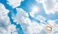 Натяжной потолок с фотопечатью Небо 087