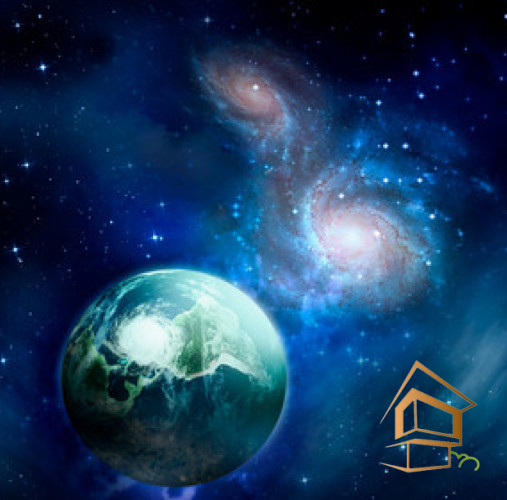 Натяжной потолок с фотопечатью Космос 124 - -