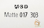 Натяжной потолок MSD декоративный 017 мат 303 (320) -  - 