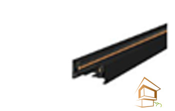 Однофазный шинопровод 220V черный, 2000x34x19мм - 0У-00001355 - 0У-00001355