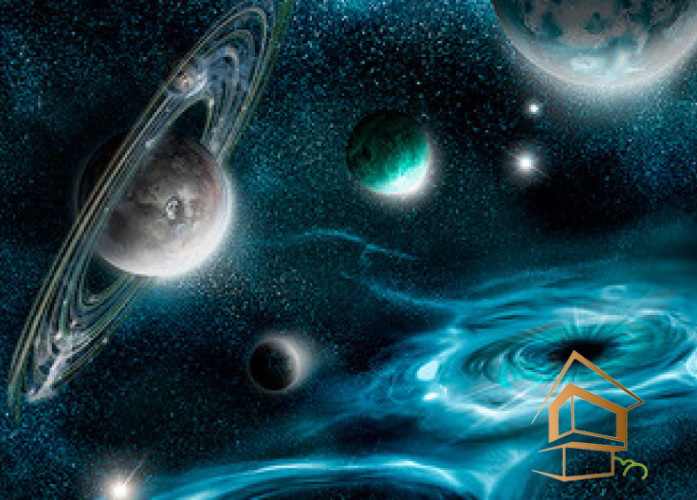 Натяжной потолок с фотопечатью Космос 025 - 25 - 25