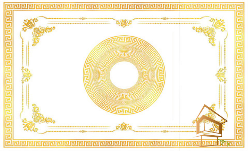 Натяжной потолок с фотопечатью орнаменты и узоры 103 - -