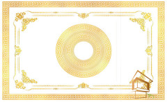 Натяжной потолок с фотопечатью орнаменты и узоры 103