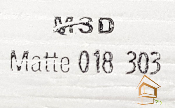 Натяжной потолок MSD декоративный 018 мат 303 (320) - -