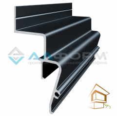 Профиль парящий под вставку (Contour-Pro LED) ALTEZA черный