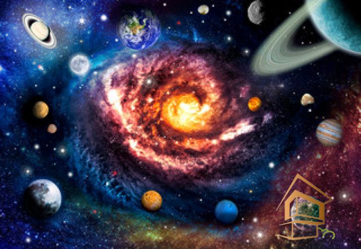 Натяжной потолок с фотопечатью Космос 027 - 27 - 27