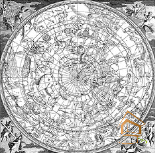 Натяжной потолок с фотопечатью Карты 010 - -