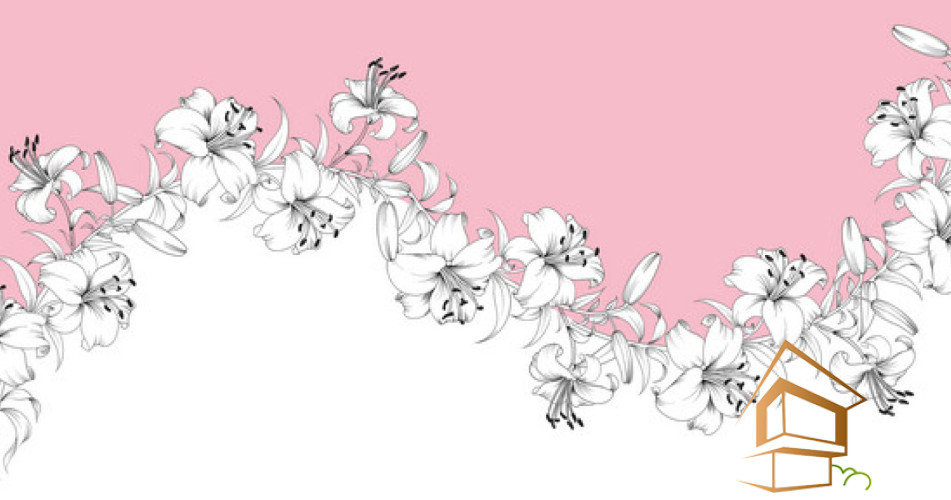 Натяжной потолок с фотопечатью Цветы 333 - -