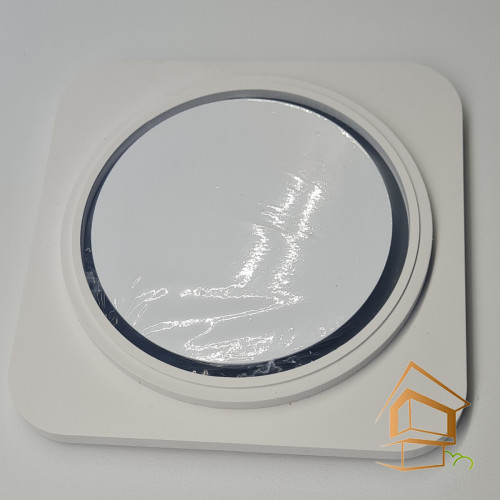 Вент. решетка теневая белая универсальная