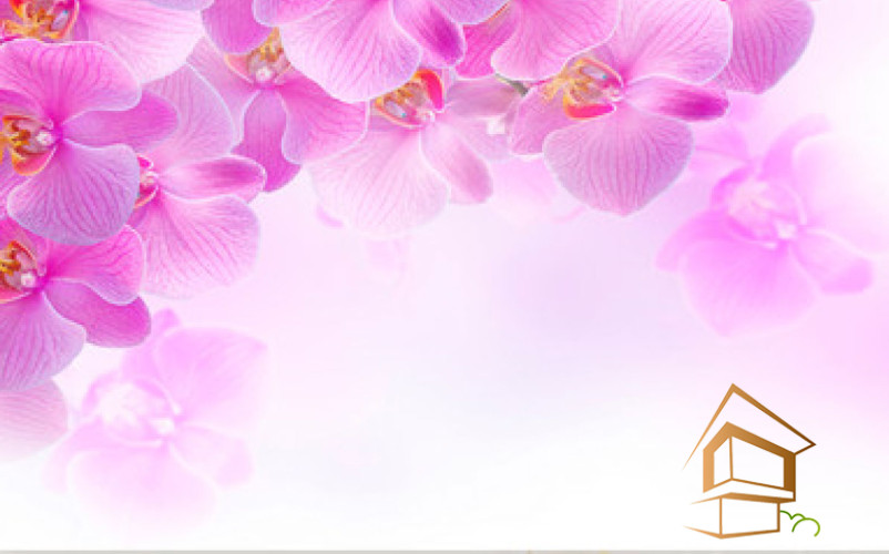 Натяжной потолок с фотопечатью Цветы 006 -  - 