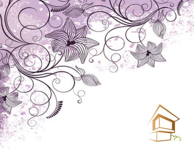 Натяжной потолок с фотопечатью Цветы 334 - -