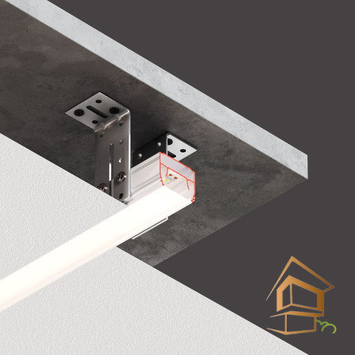 Профиль для натяжных потолков Flexy LINE 30M для световых линий, 2 м