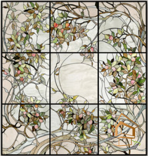 Натяжной потолок с фотопечатью Витражи 003 -  - 