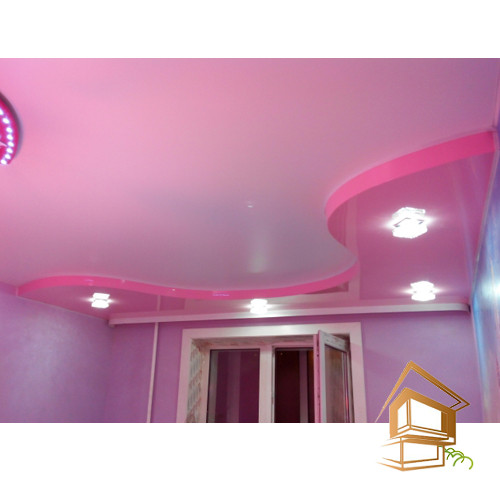 Профиль для перехода уровня натяжного потолка