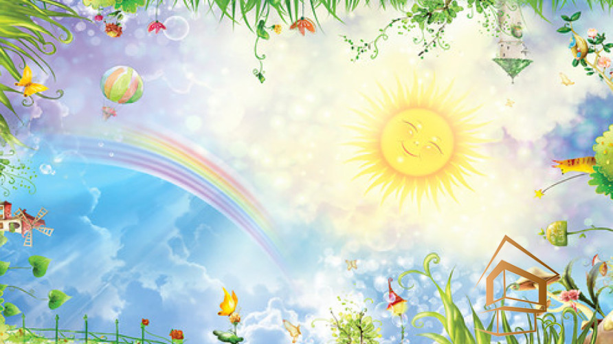 Натяжной потолок с фотопечатью Детский ART 070 - -