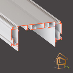 Профиль для натяжных потолков Flexy IZI KARNIZ2 05, карнизный, белый муар 3.2 м, (система IZI, замок не входит взамок не входит в комплект)