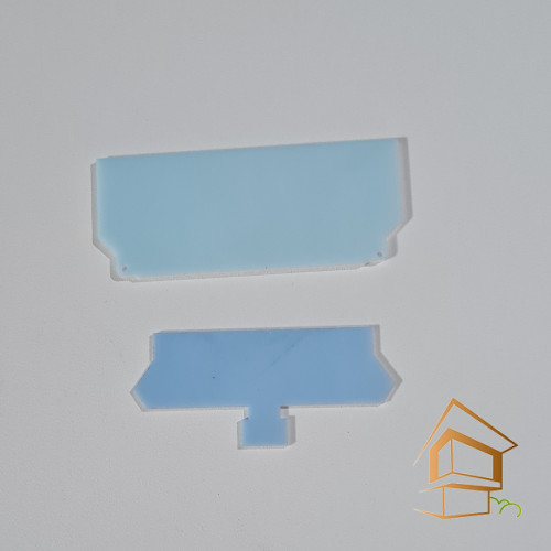 Заглушка торцевая для профиля ПК 14 белая