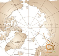 Натяжной потолок с фотопечатью Карты 015