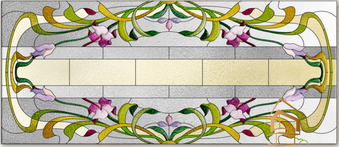 Натяжной потолок с фотопечатью Витражи 006 -  - 