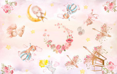 Натяжной потолок с фотопечатью Детский ART 073