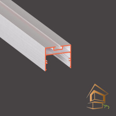 Профиль для натяжных потолков Flexy SVET 30 для накладных/подвесных свет линий не крашенный 2.0 м