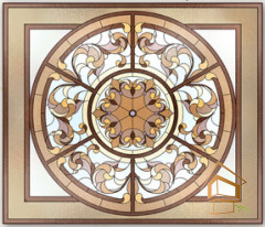 Натяжной потолок с фотопечатью Витражи 008