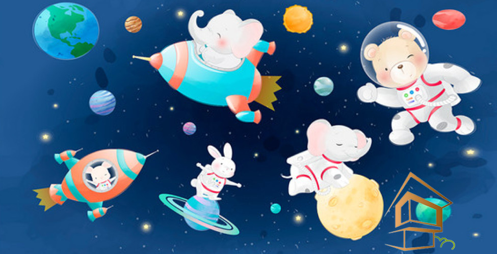 Натяжной потолок с фотопечатью Детский ART 075 - -