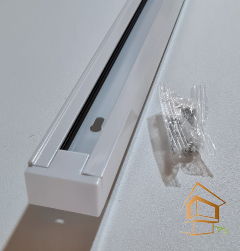 Трековый шинопровод 2 метра, белый, 1 фаза -  - 