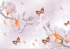 Натяжной потолок с фотопечатью Абстракция 111