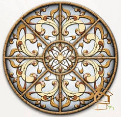 | Натяжной потолок с фотопечатью витражи Натяжной потолок с фотопечатью Витражи 012