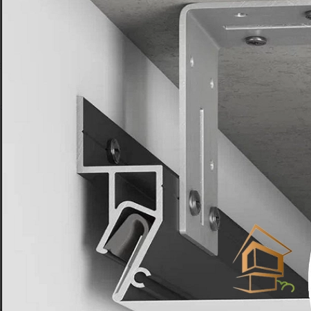 | теневой профиль, профиль для натяжных потолков, стеновой профиль, АМ 2, скрытый монтаж Теневой профиль для натяжного потолка АМ 2 стеновой