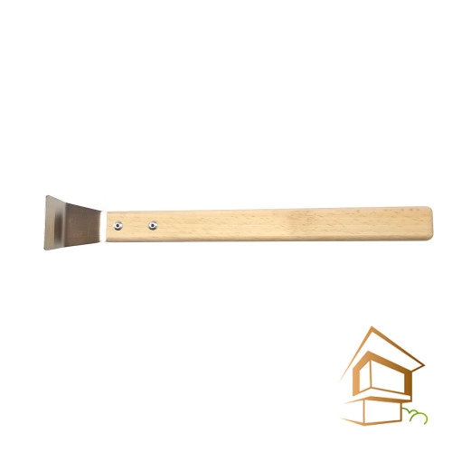 | шпатель для натяжных потолков, инструмент для натяжных потолков, М5, нержавеющая сталь, ручка из бука Шпатель для натяжных потолков М5 -  -