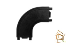 | EKS, Освещение для натяжных потолков CLARUS Коннектор С образный 48V для магнитного ультратонкого шинопровода, черный