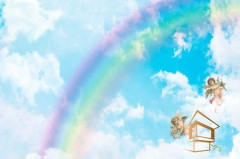 | Натяжной потолок с фотопечатью фрески, Натяжной потолок с фотопечатью ангелы Натяжной потолок с фотопечатью Фрески, ангелы 029