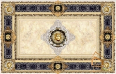 | Натяжной потолок с фотопечатью орнаменты и узоры, Натяжной потолок узоры Натяжной потолок с фотопечатью орнаменты и узоры 018