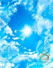 | Натяжной потолок с фотопечатью небо, Натяжной потолок небо Натяжной потолок с фотопечатью Небо 006