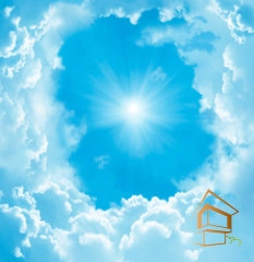 | Натяжной потолок с фотопечатью небо, Натяжной потолок небо Натяжной потолок с фотопечатью Небо 007