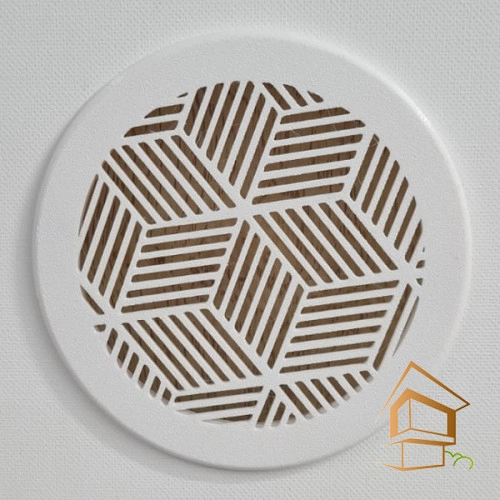 | магнитная вентиляционная решётка, вентиляционная решётка, решётка вентиляционная, вентиляционная решётка с кольцом, решётка с кольцом, вентиляционная решётка d 100 мм, решётка d 100 мм, белая вентиляционная решётка Магнитная вент. решетка с кольцом, d 100 мм, белая (рисунок в ассортименте)