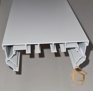 | карнизный профиль, ПК 14, двухрядный, натяжной потолок, монтаж, качественные материалы Профиль карнизный двухрядный ПК 14 - 3.2 метра -  -