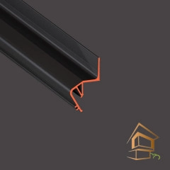 | профиль для натяжных потолков, Flexy GARDINA2 05, двухрядный профиль, белый профиль, гарпунная система, установка подсветки Профиль для натяжных потолков Flexy FLY 02 парящий под светорассеиватель, черный матовый, 2 м
