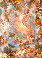 | Натяжной потолок с фотопечатью фрески, своды, Натяжной потолок фрески Натяжной потолок с фотопечатью Фрески, своды 014