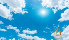 | Натяжной потолок с фотопечатью небо, Натяжной потолок небо Натяжной потолок с фотопечатью Небо 016