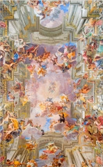 | Натяжной потолок с фотопечатью фрески, своды, Натяжной потолок фрески Натяжной потолок с фотопечатью Фрески, своды 017