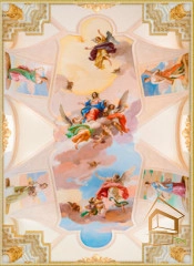 | Натяжной потолок с фотопечатью фрески, своды, Натяжной потолок фрески Натяжной потолок с фотопечатью Фрески, своды 018