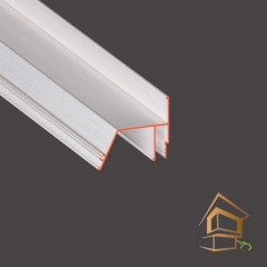 | Рассеиватель Optima, Рассеиватель Gamma, Рассеиватель Sigma Профиль для натяжных потолков Flexy KONTUR 01, контурный, не крашенный, 2 м