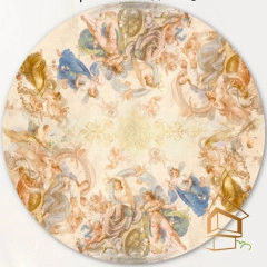 | Натяжной потолок с фотопечатью фрески, своды, Натяжной потолок фрески Натяжной потолок с фотопечатью Фрески, своды 019