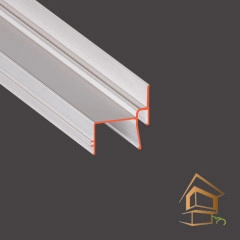 | Теневой профиль, Теневой профиль для натяжного потолка Профиль для натяжных потолков Flexy KONTUR 03, контурный с теневым зазором, не крашен, 2 м